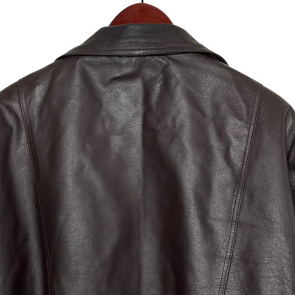 Vintage Brown Leather Jacket - Picture 11 of 15